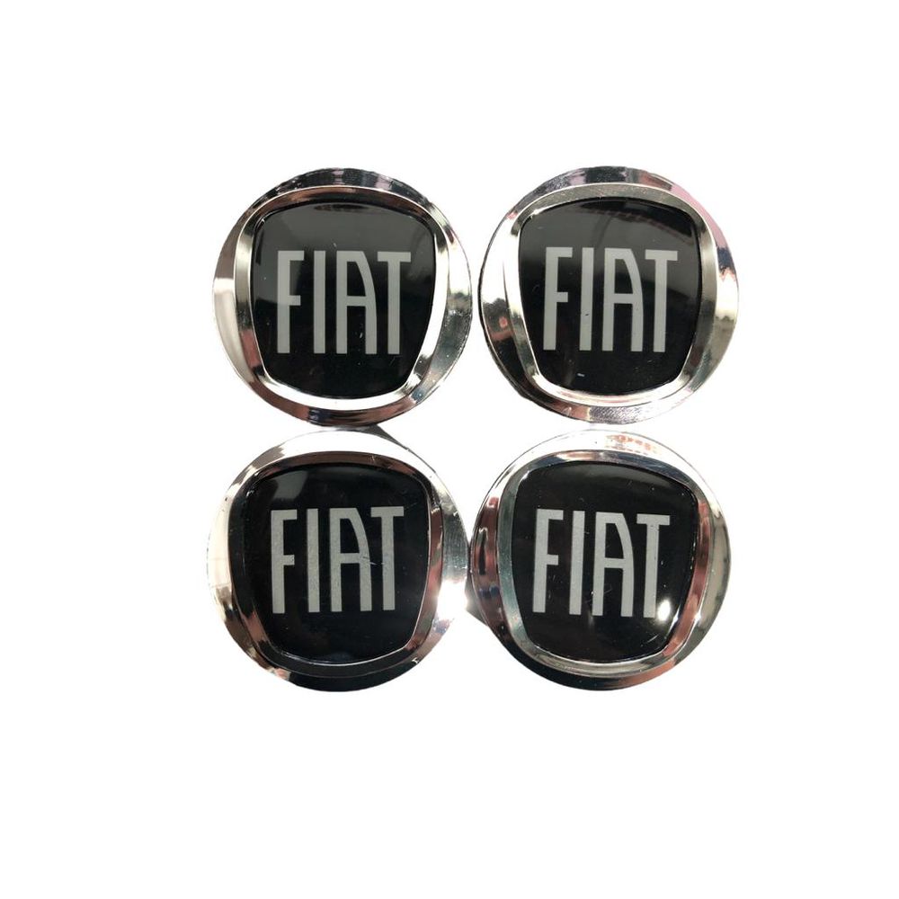 KIT 4 CALOTINHA FIAT ACRILICO BLACK MOTION