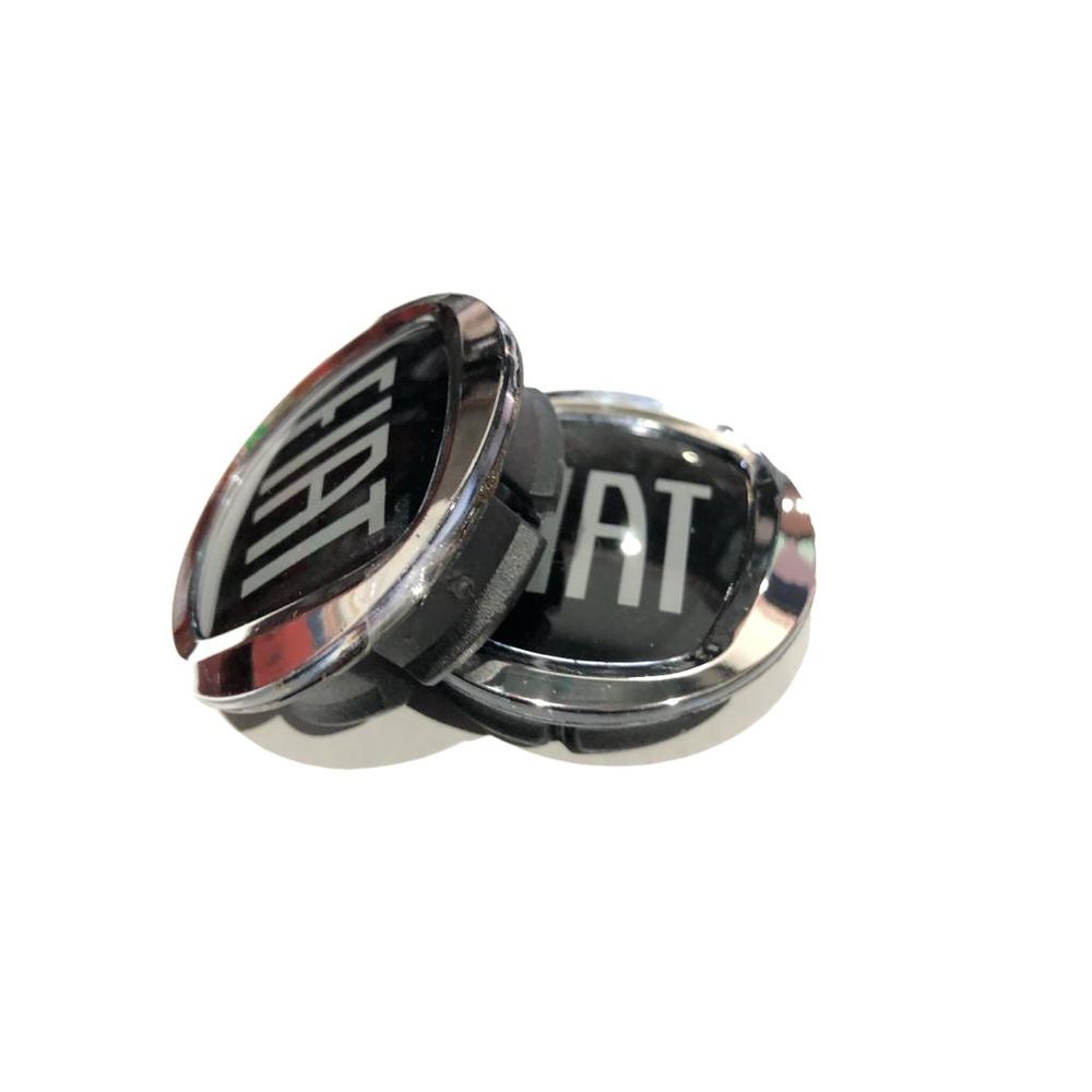 KIT 4 CALOTINHA FIAT ACRILICO BLACK MOTION