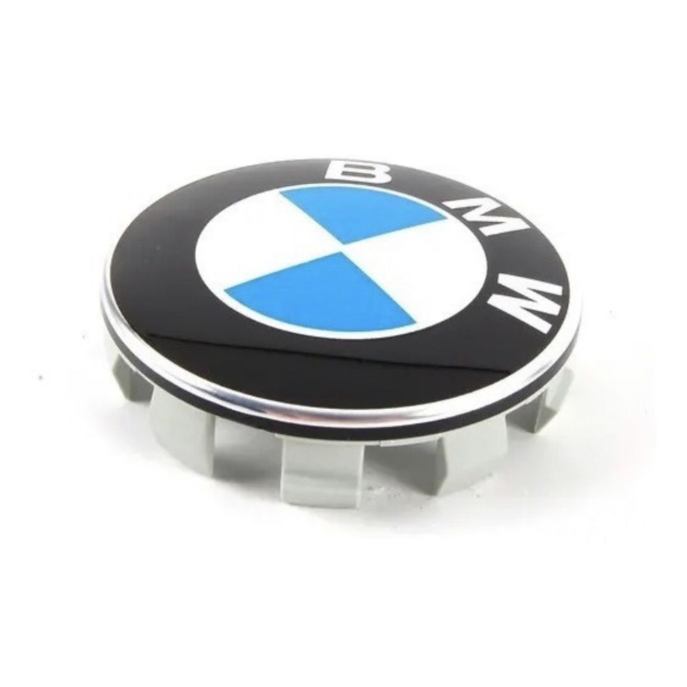 KIT 4 CALOTINHA BMW C/ EMBLEMA AZUL