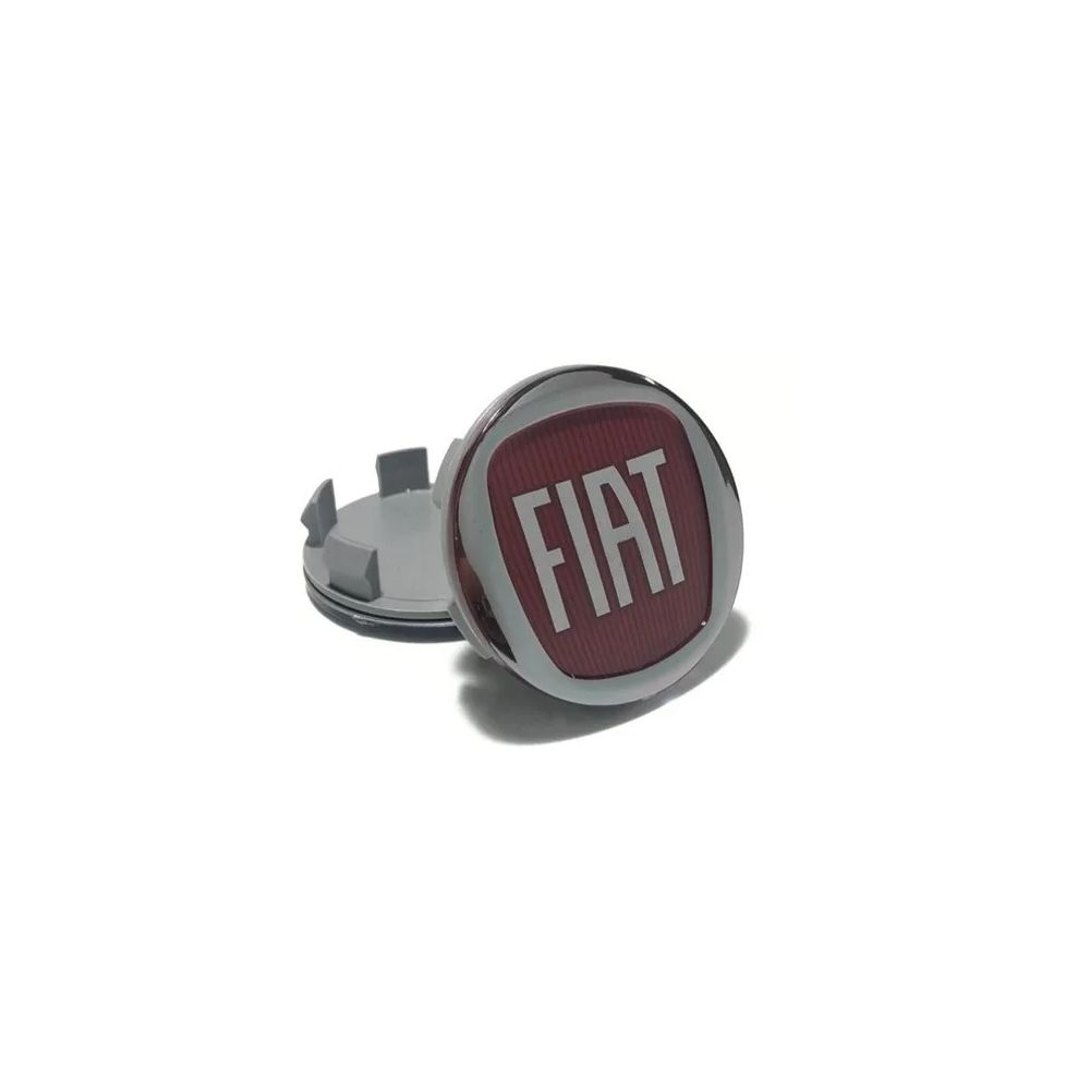 KIT 4 CALOTINHA FIAT TORO VERMELHO