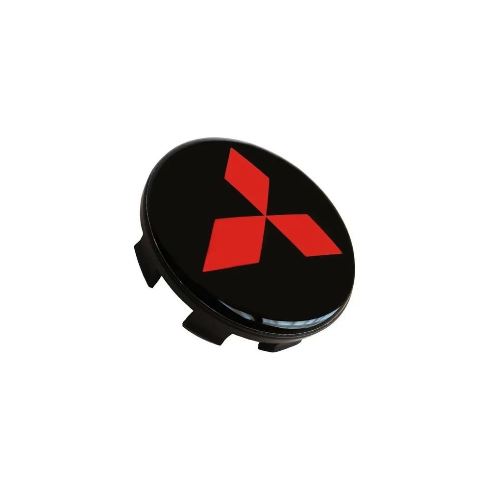 KIT 4 CALOTINHA MITSUBISHI TRITON PRETO C/ VERMELHO