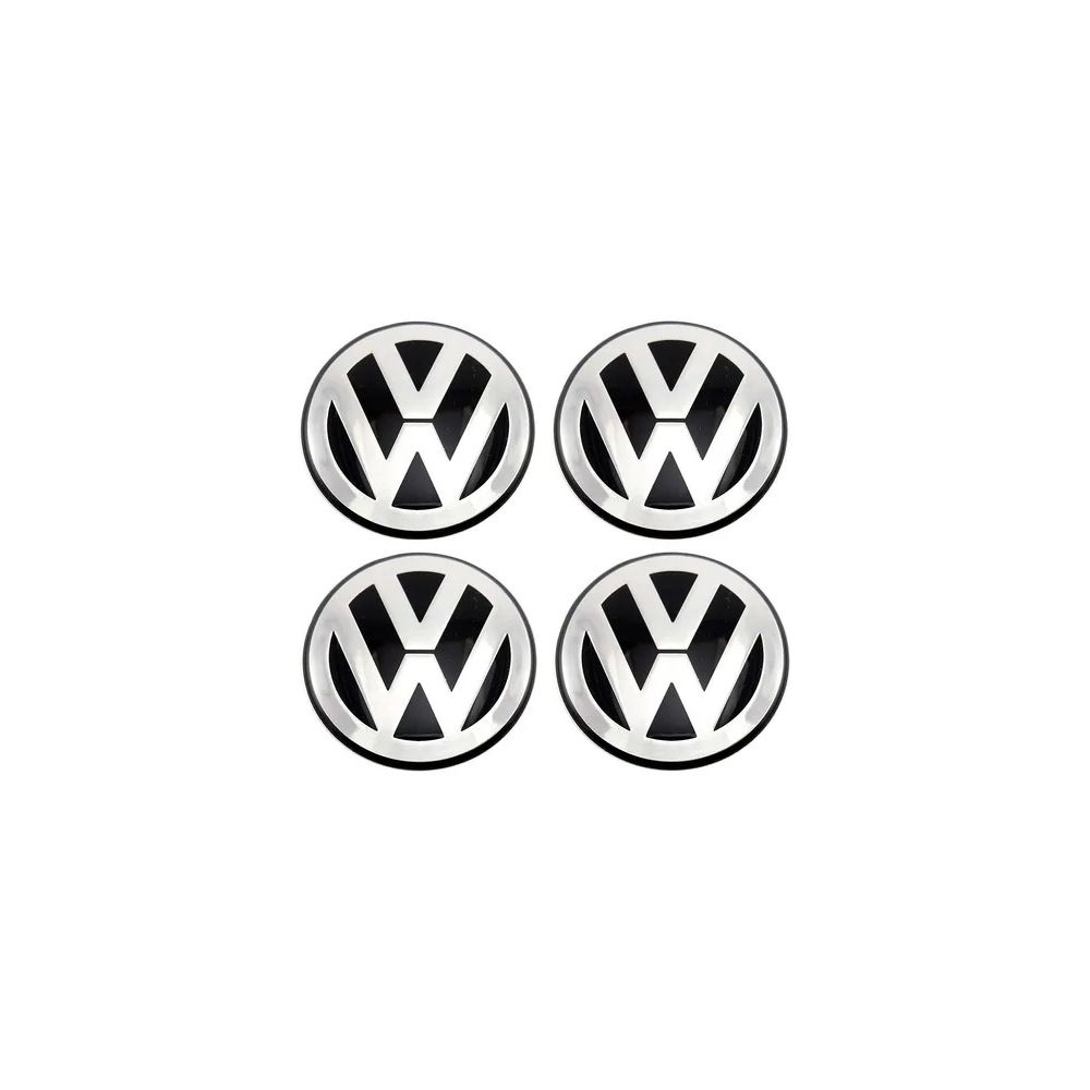 KIT 4 EMBLEMA VW 51MM