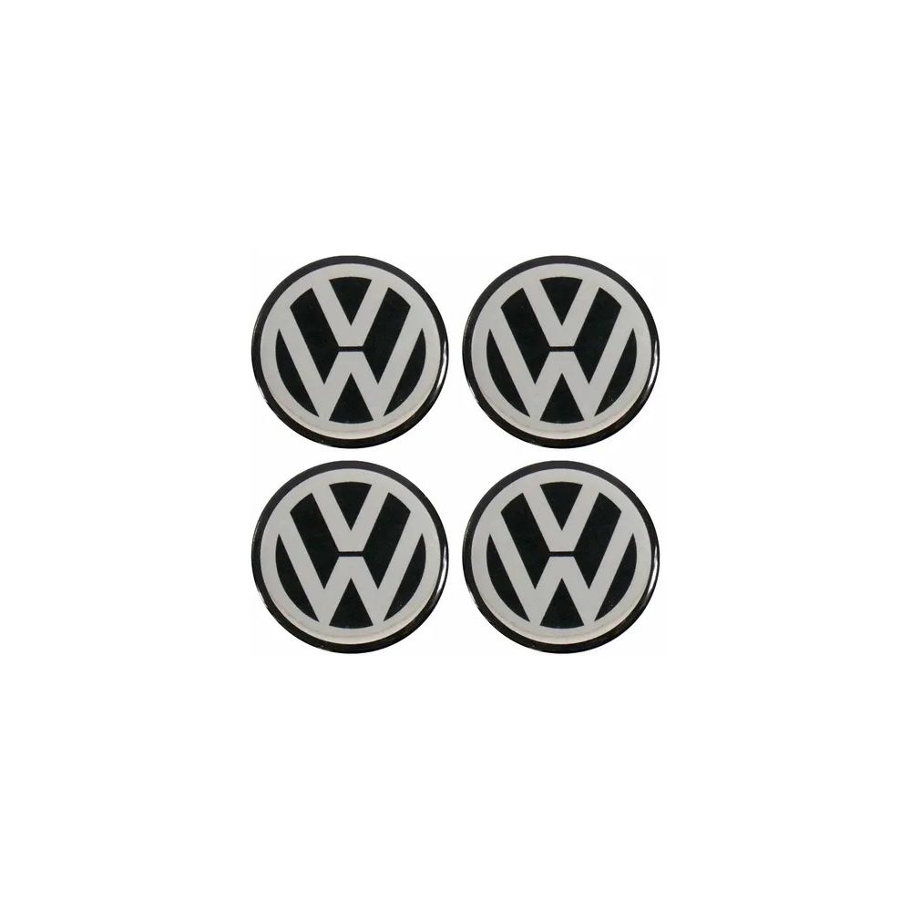 KIT 4 EMBLEMA VW 51MM