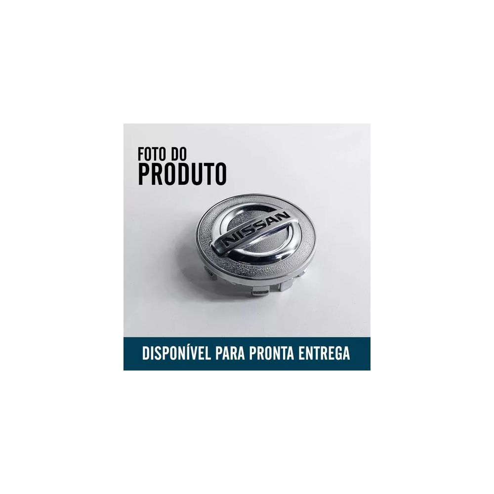 Kit 4 Calotinhas Centro de Roda Nissan – Visual Cromado + Acabamento Premium para Sentra, Tiida, Livina e March