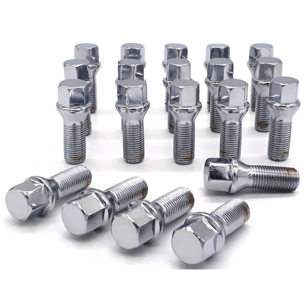 Kit 16 Parafusos Cromados Golf / Polo / T-Cross – Segurança e Estilo nas Rodas VW