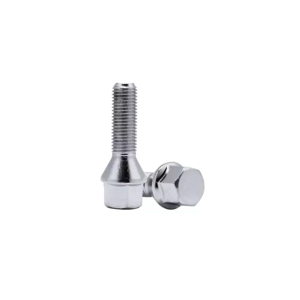 Kit 20 Parafusos Cromados VW Golf, Polo, T-Cross – Alta Fixação e Visual Premium