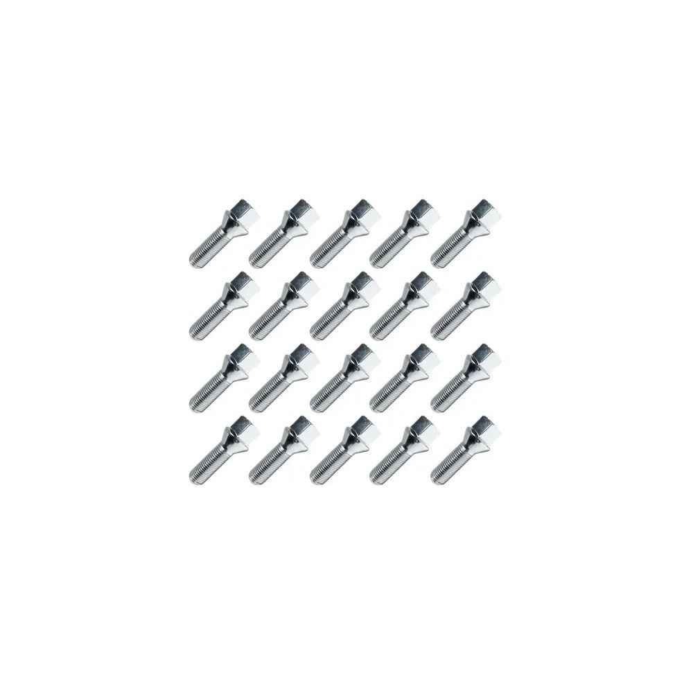 Kit 20 Parafusos Cromados Longos para VW Golf, Polo, Fox e Crossfox – Resistência e Qualidade
