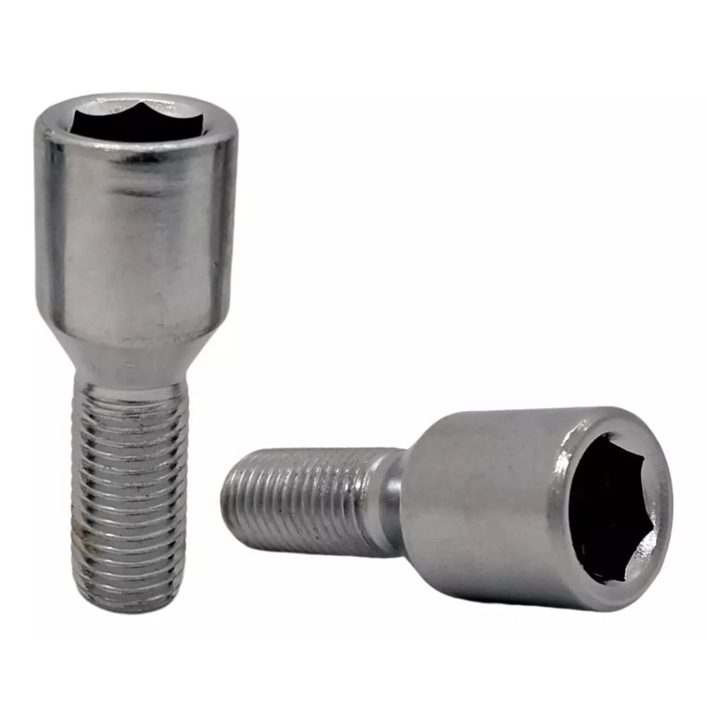 Kit 5 Parafusos Allen Cromados Fiat – Encaixe Perfeito para Rodas de Liga Leve