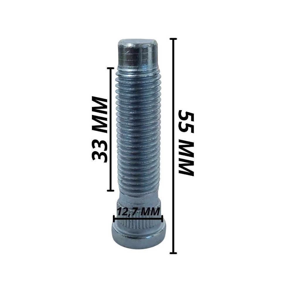 Kit 5 Prisioneiros + 5 Porcas Cromadas GM – Solução Completa para Fixação Segura nas Rodas