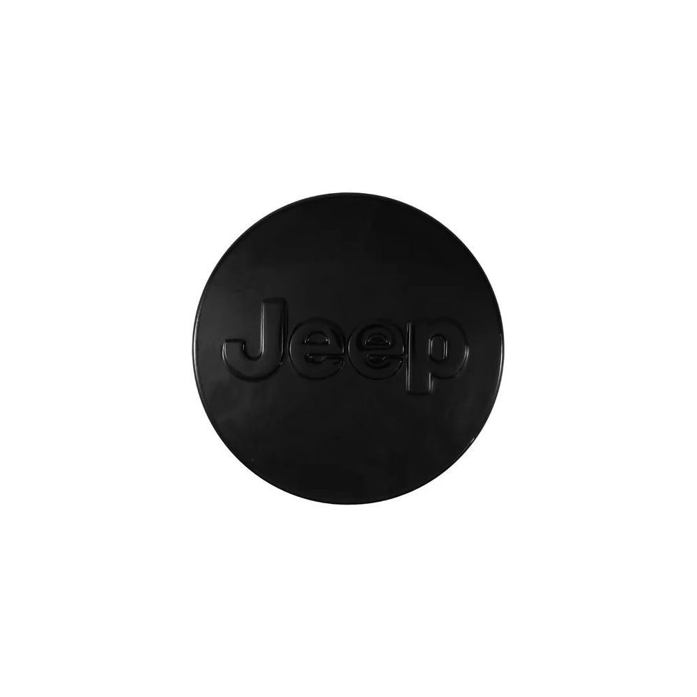 Kit 4 Calotinhas Jeep Compass Renegade Preto Brilhante – Design Premium com Encaixe Perfeito