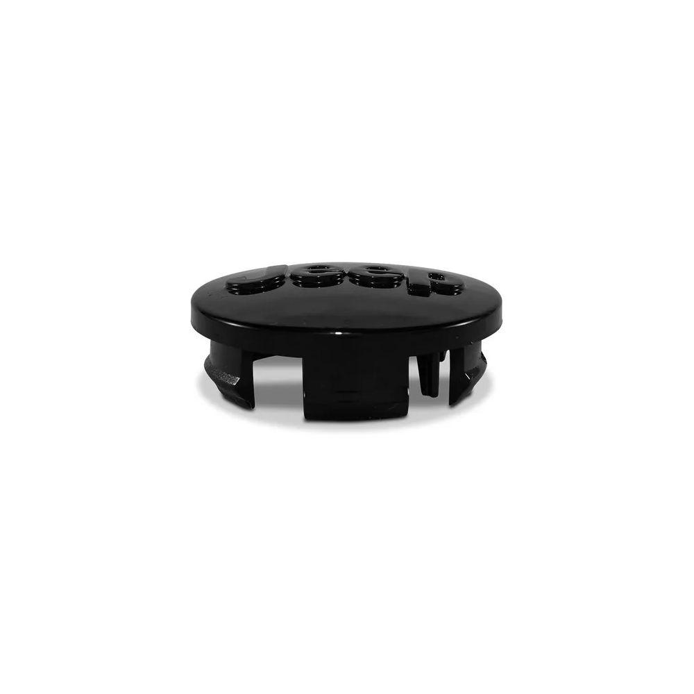 Kit 4 Calotinhas Jeep Compass Renegade Preto Brilhante – Design Premium com Encaixe Perfeito