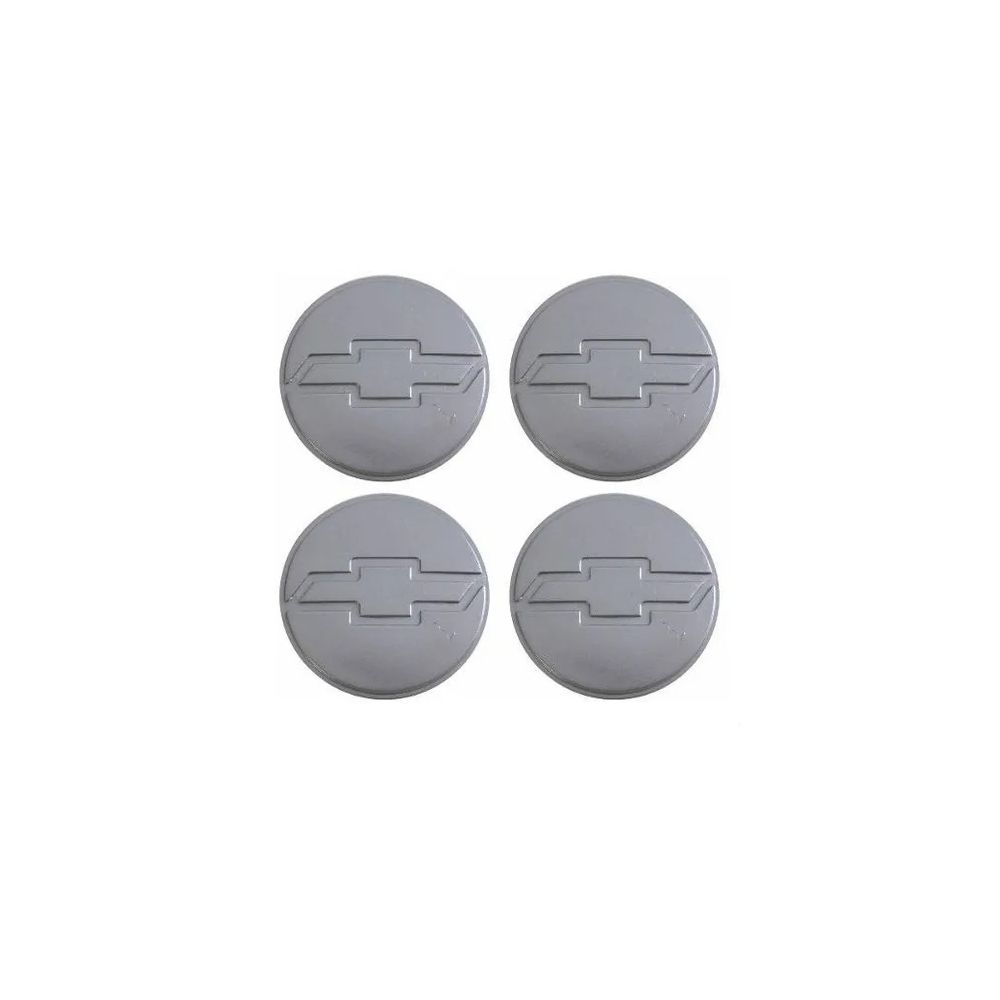 Kit 4 Calotinhas Centro de Roda GM Silverado – Encaixe Perfeito + Visual Original Restaurado