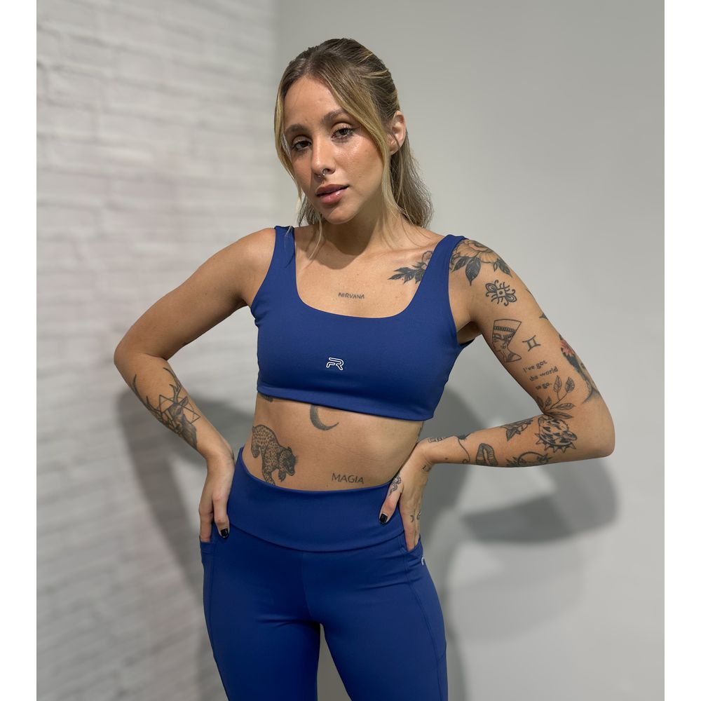 Top Slim - Azul marinho