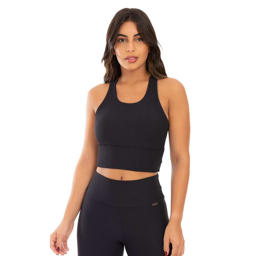 Top Cropped Intense - Preto