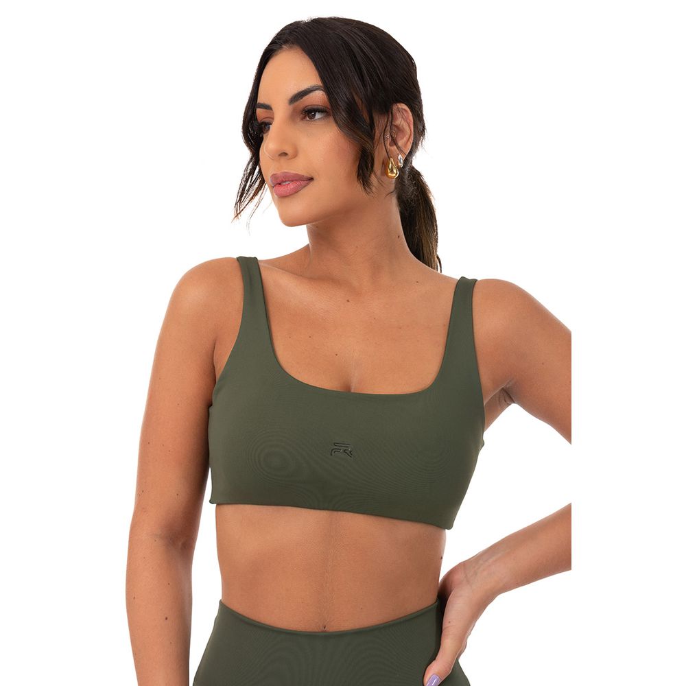 Top Slim - Verde militar
