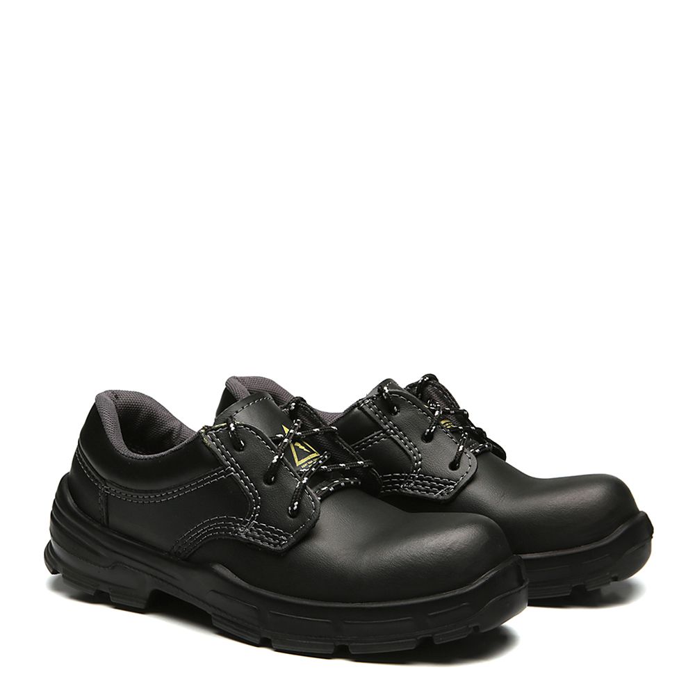 SAPATO PRETO AMARRAR MICROFIBRA BICO COMPOSITE PU BIDENSIDADE (ELET.)
