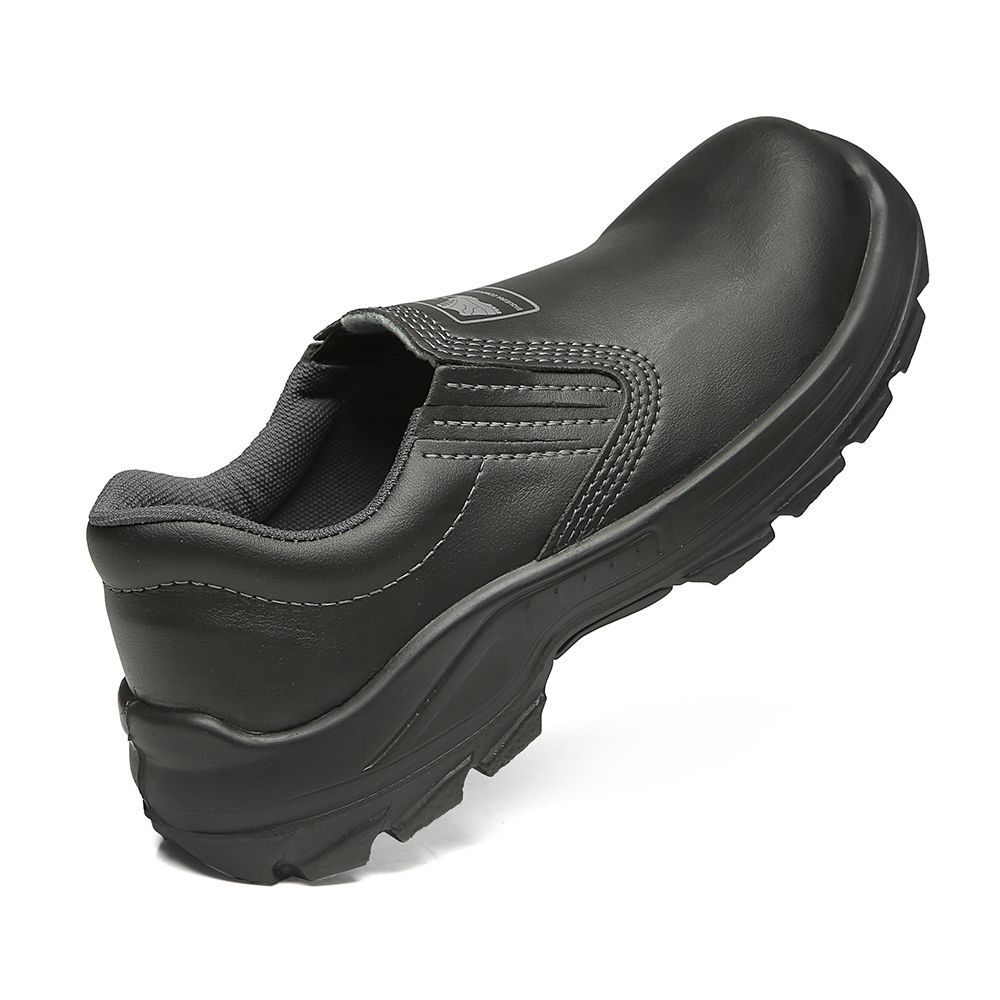 mink　5 SAPATO PRETO ELASTICO MICROFIBRA BICO COMPOSITE PU