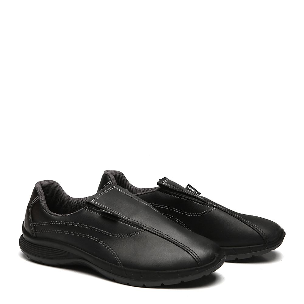 TENIS PRETO ELASTICO MICROFIBRA COURACA PU BIDENSIDADE