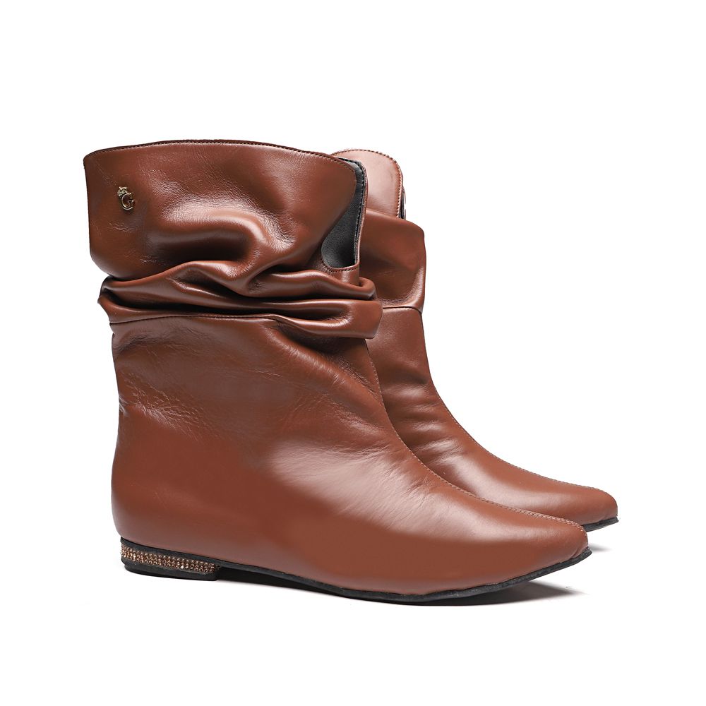 Bota Cano Médio Veneto Chocolate Infantil Gats