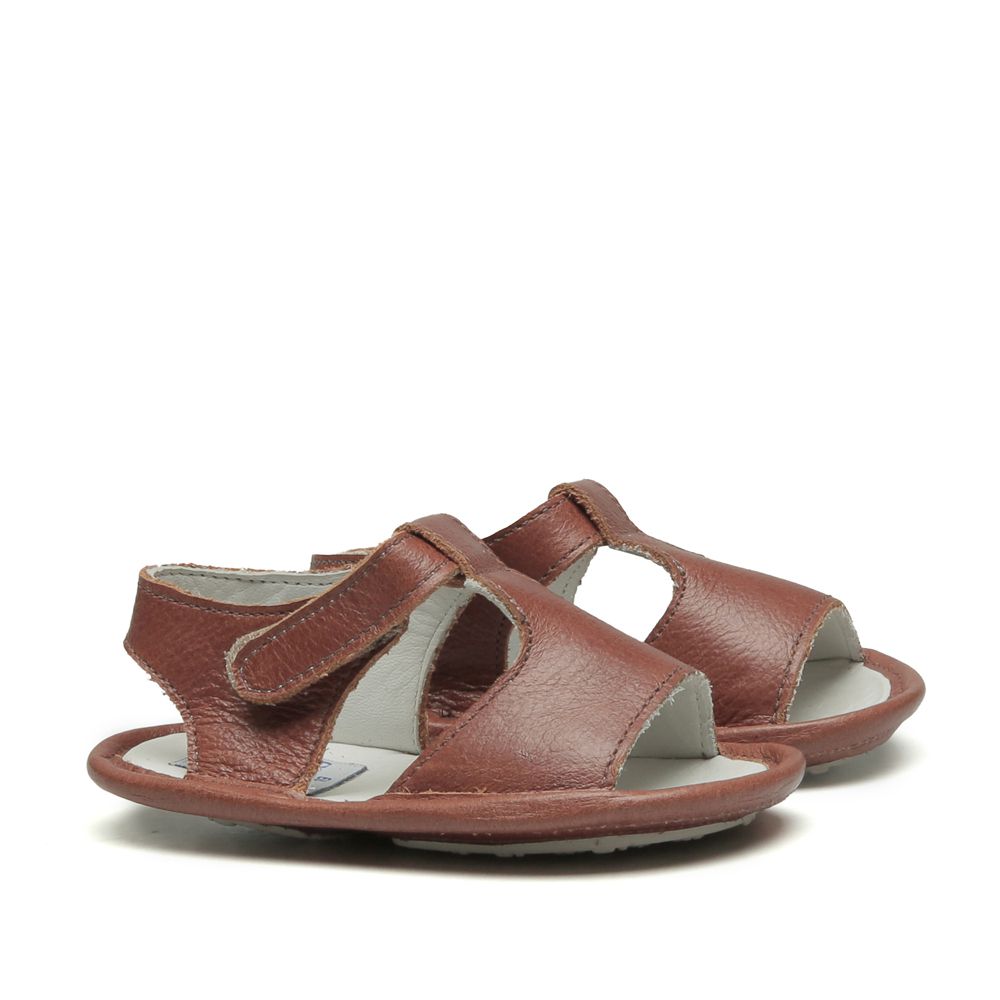 Sandália Papete Baby Masculino Camel Gats