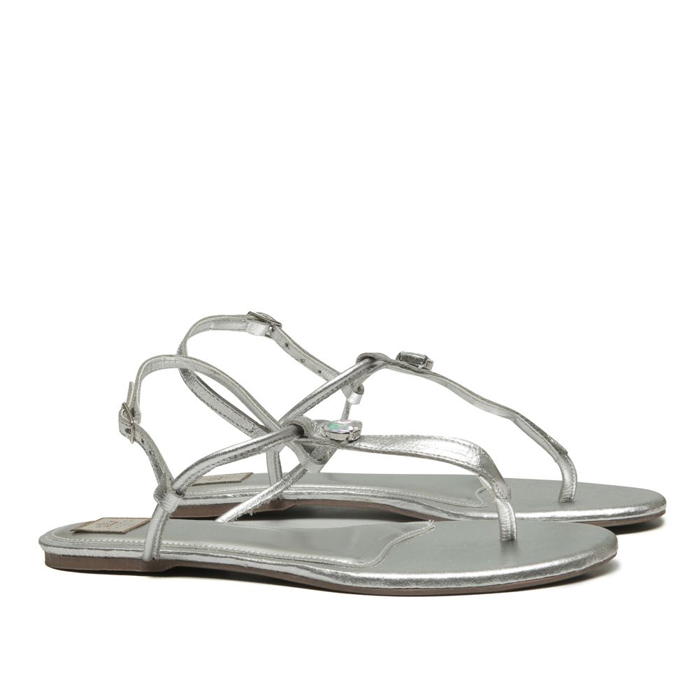 Flat Asa Delta Pedraria Prata Infantil Gats