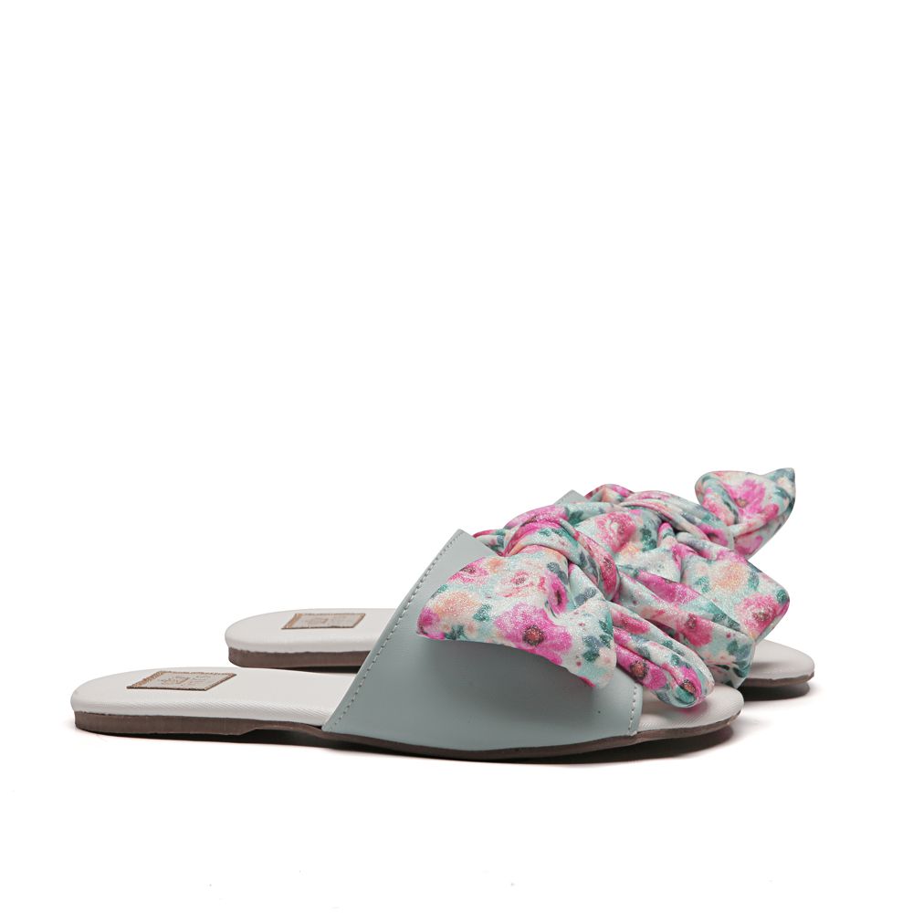 Slide de Glitter Floral Infantil Gats