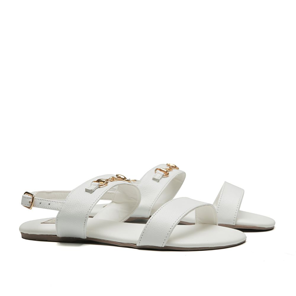 Sandália Feminina Baby Branco Infantil Gats