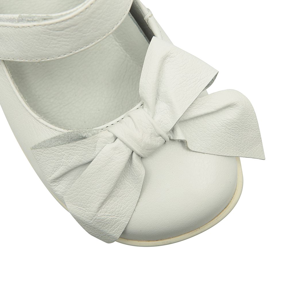 Sapato Branco de Laço Infantil Gats