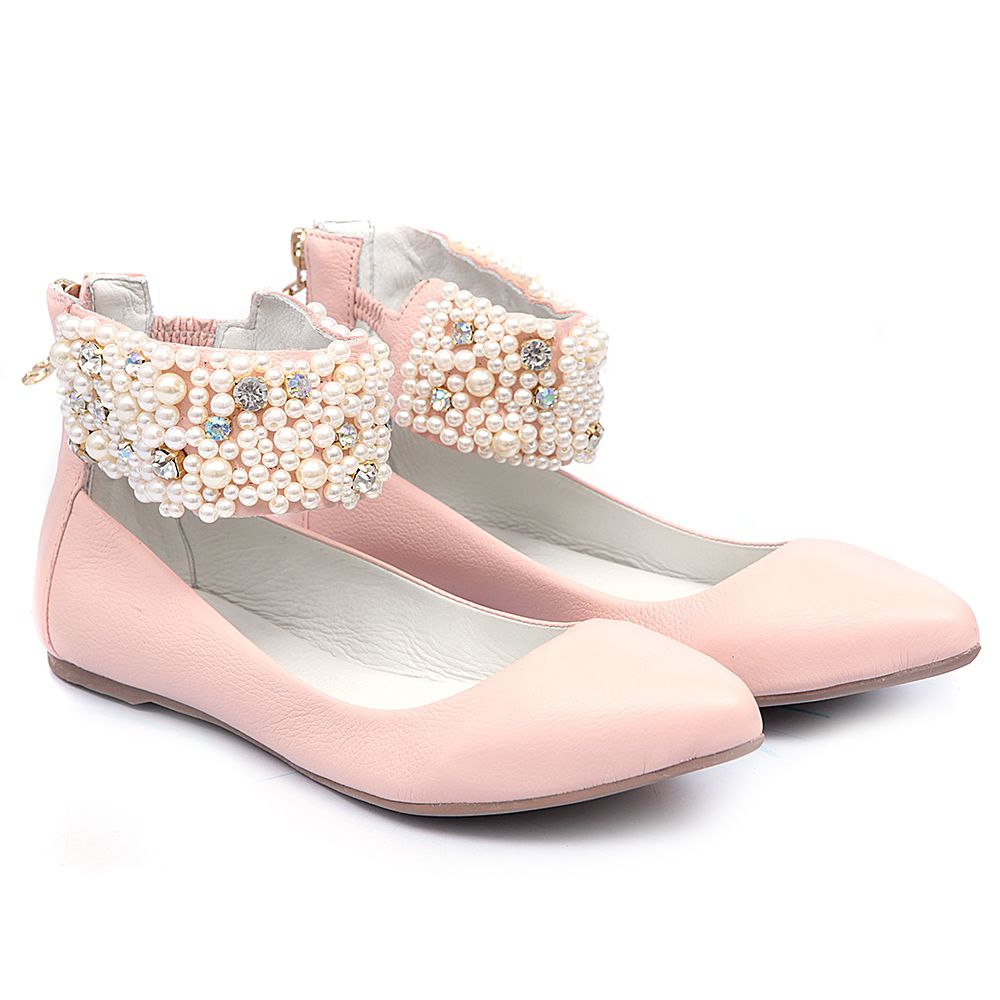 Sapato de Tornozeleiras Baby Blush 