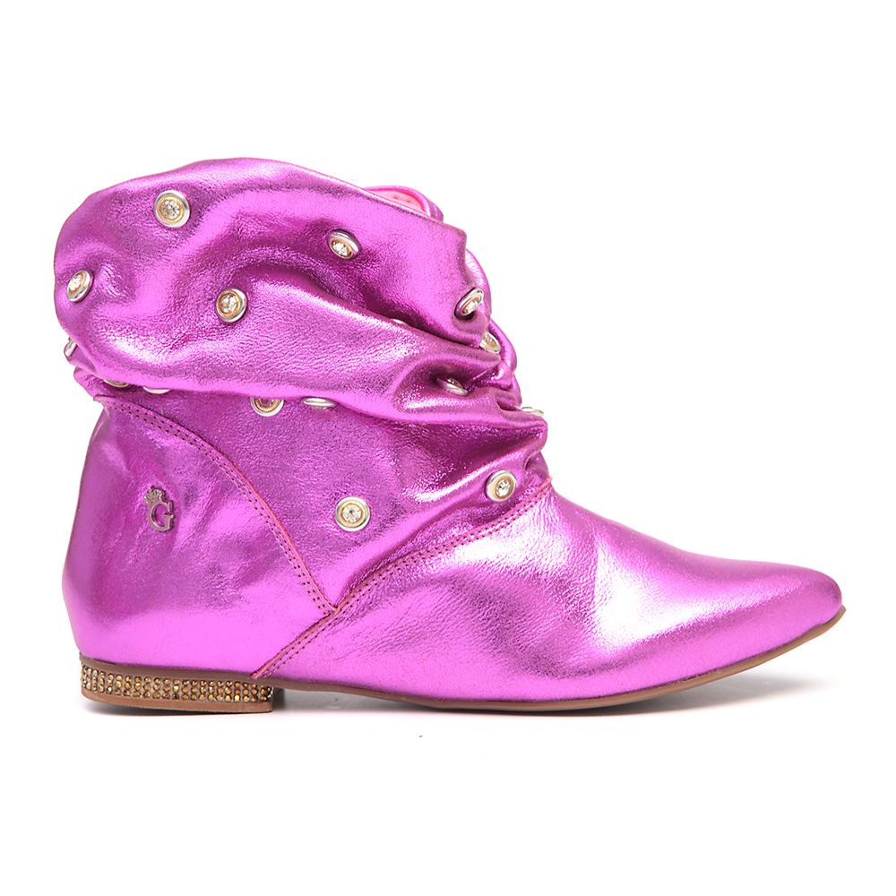 Bota Pink de Bico Fino Infantil Gats Outlet