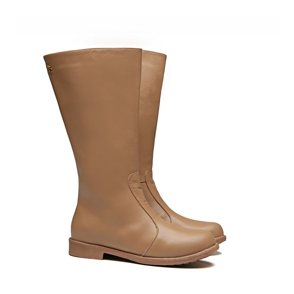Bota Cano Longo Marrom Infantil Gats 