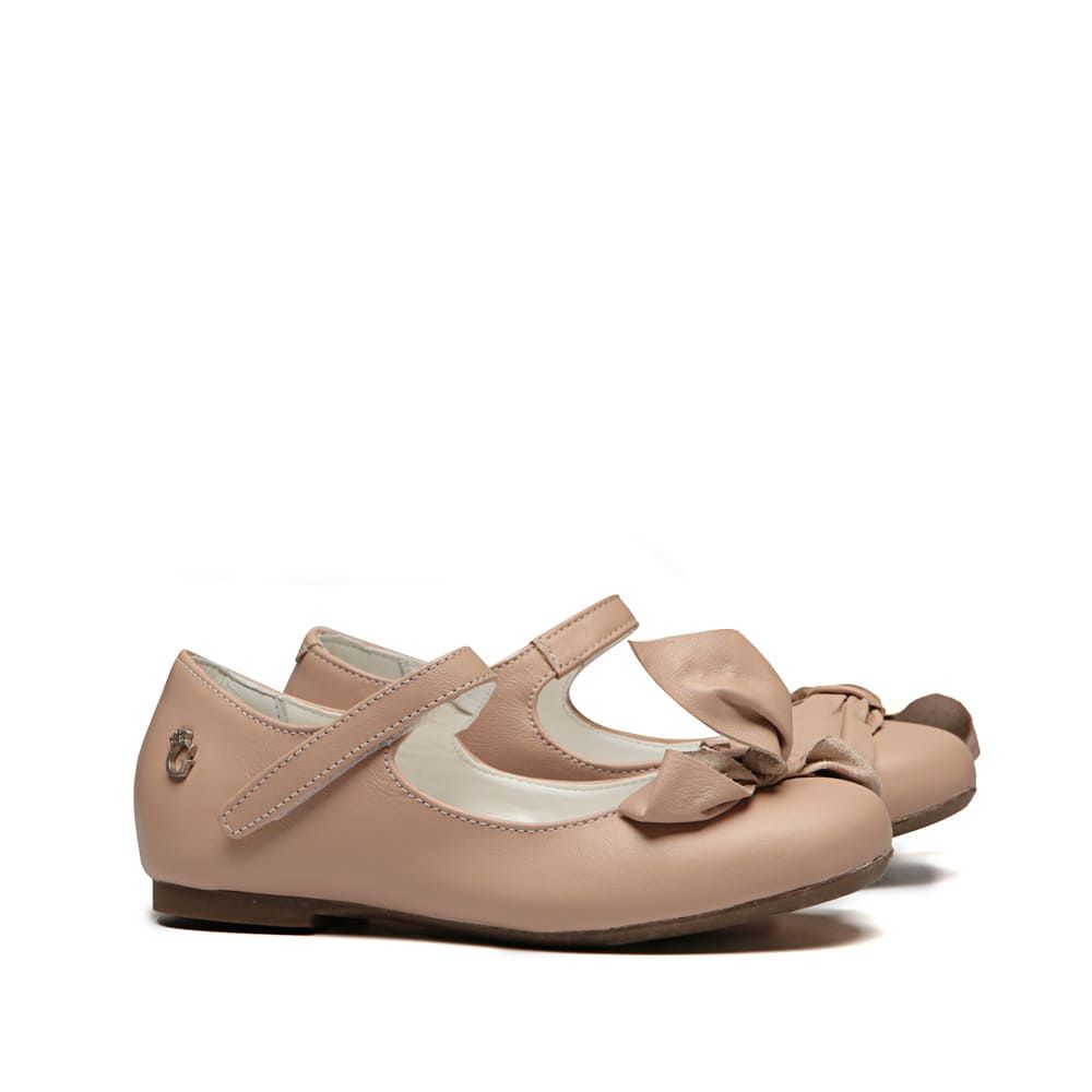 Sapatilha Nude Velcro Infantil Gats