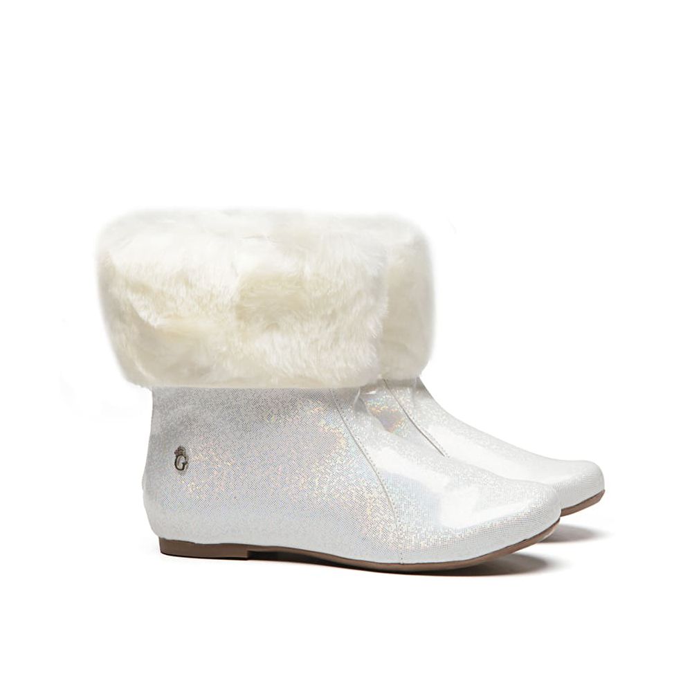 Bota Pelos Magia Branco Infantil Gats
