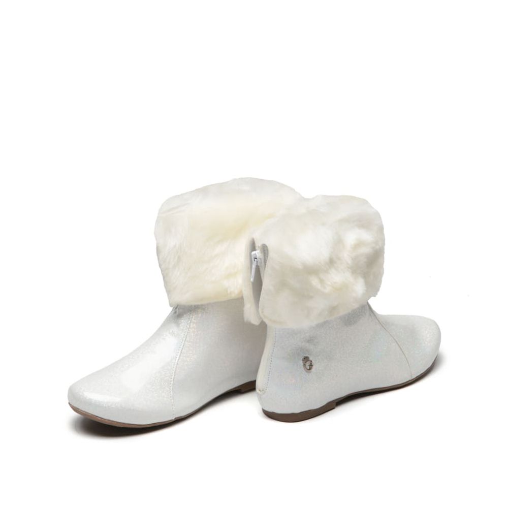 Bota Pelos Magia Branco Infantil Gats