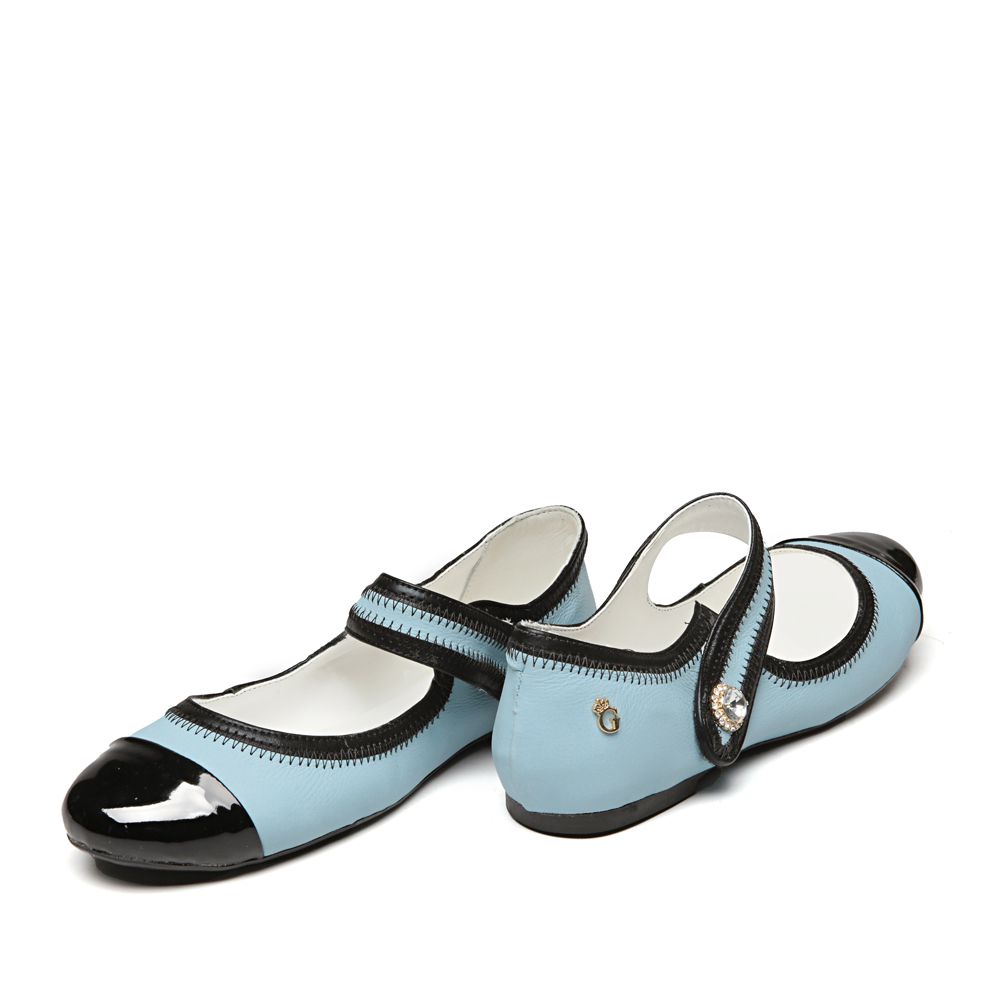 Sapatilha Azul Costura Infantil Gats