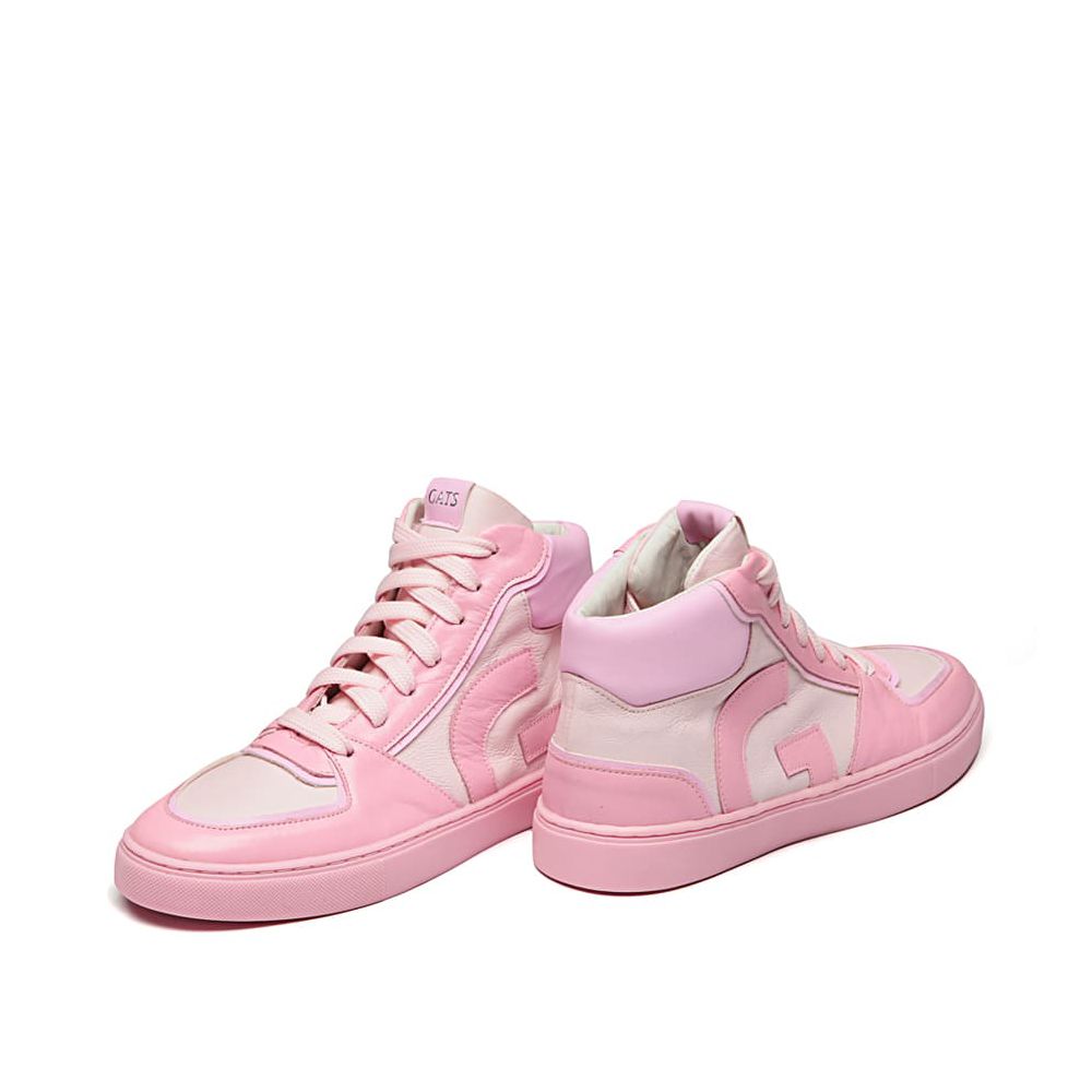 Tênis Cano Alto Baby Rosa Infantil Gats 