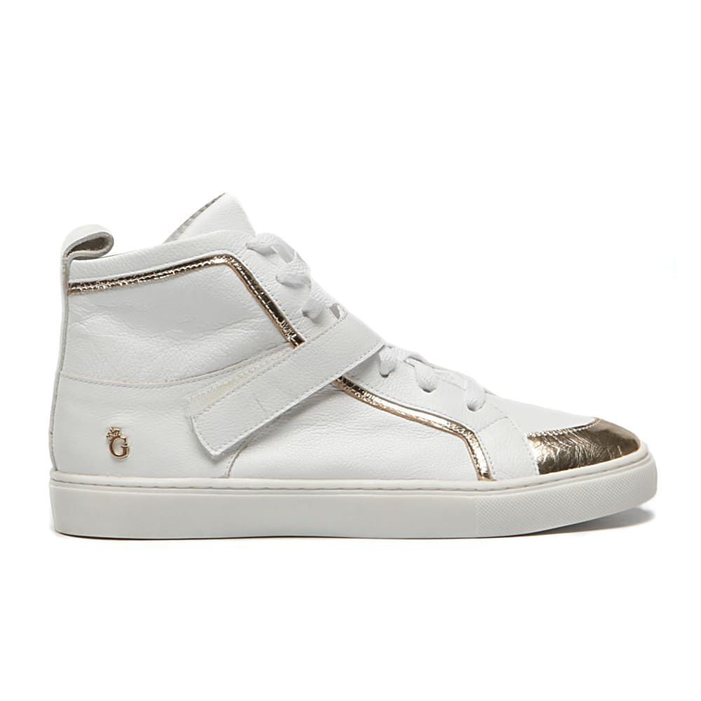 Tênis Stage Cano Alto Branco Infantil Gats