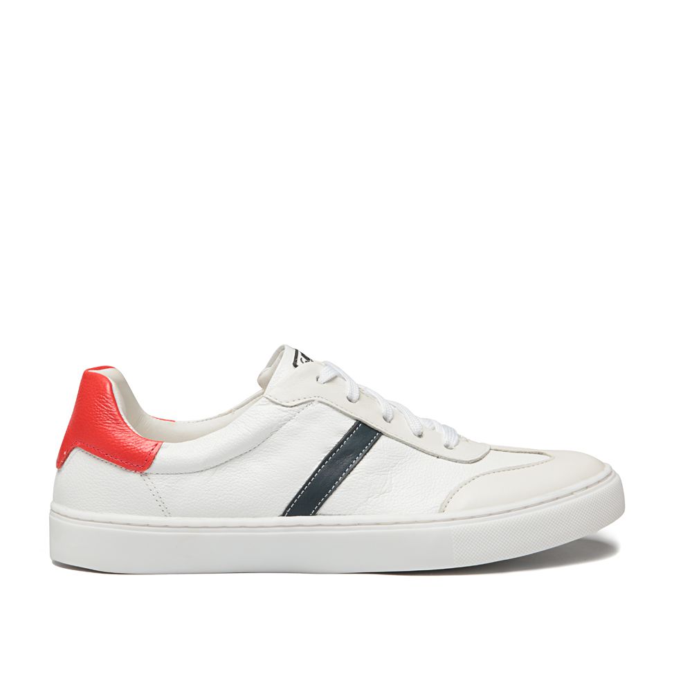 Tênis Essential Couro Branco Infantil Gats