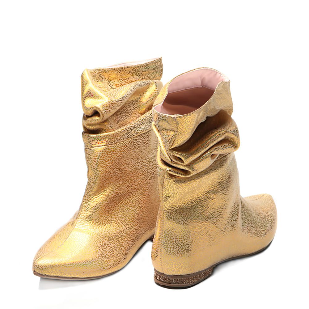 Bota Estelar Ouro Infantil Gats 