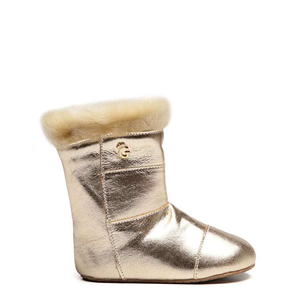 Bota Pelos Cristal Ouro Gats 