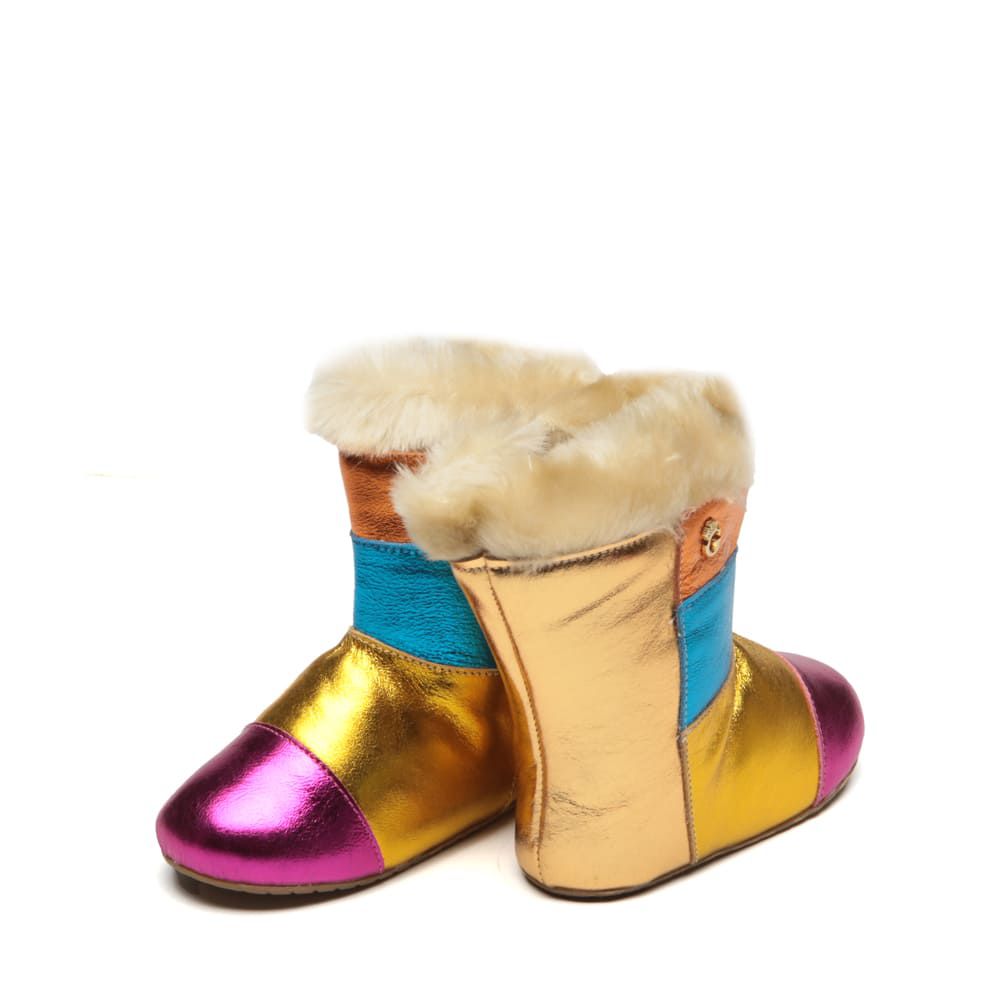 Bota Pelos Cristal Pink Gats