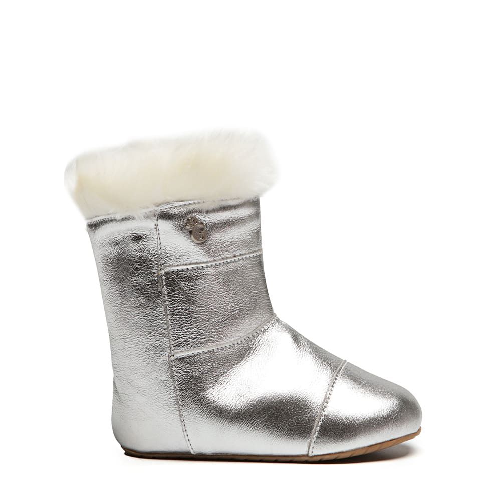 Bota Pelos Cristal Prata Gats 