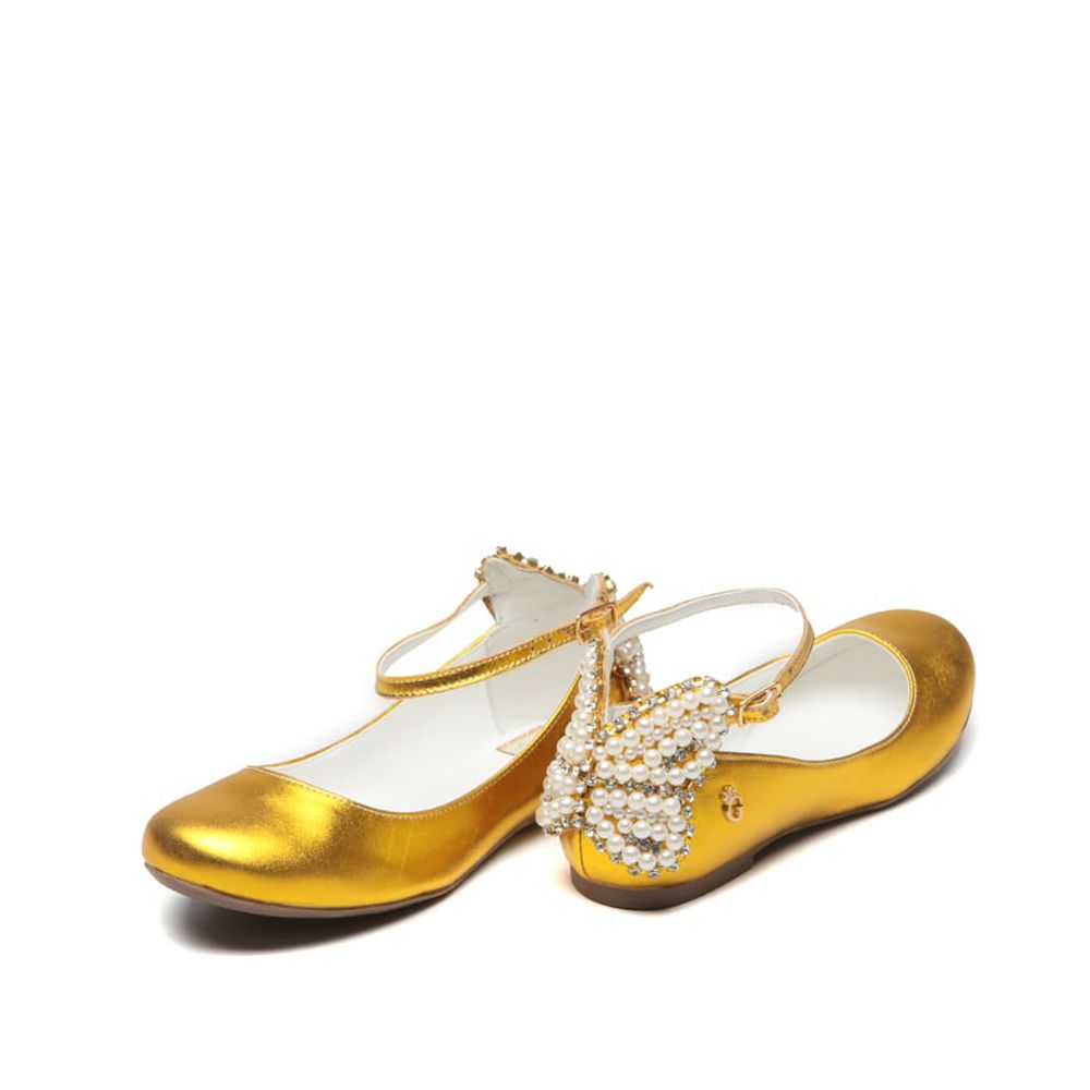 Sapatilha Borboleta Cristal Yellow Infantil Gats