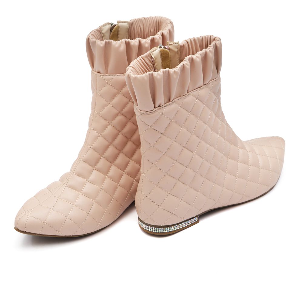 Bota Matelassê Nude Infantil Feminino Gats