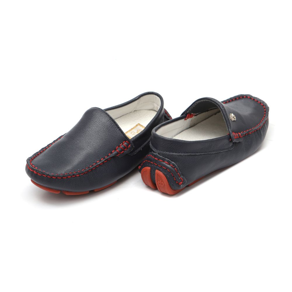 Mocassim Infantil Azul Marinho Gats