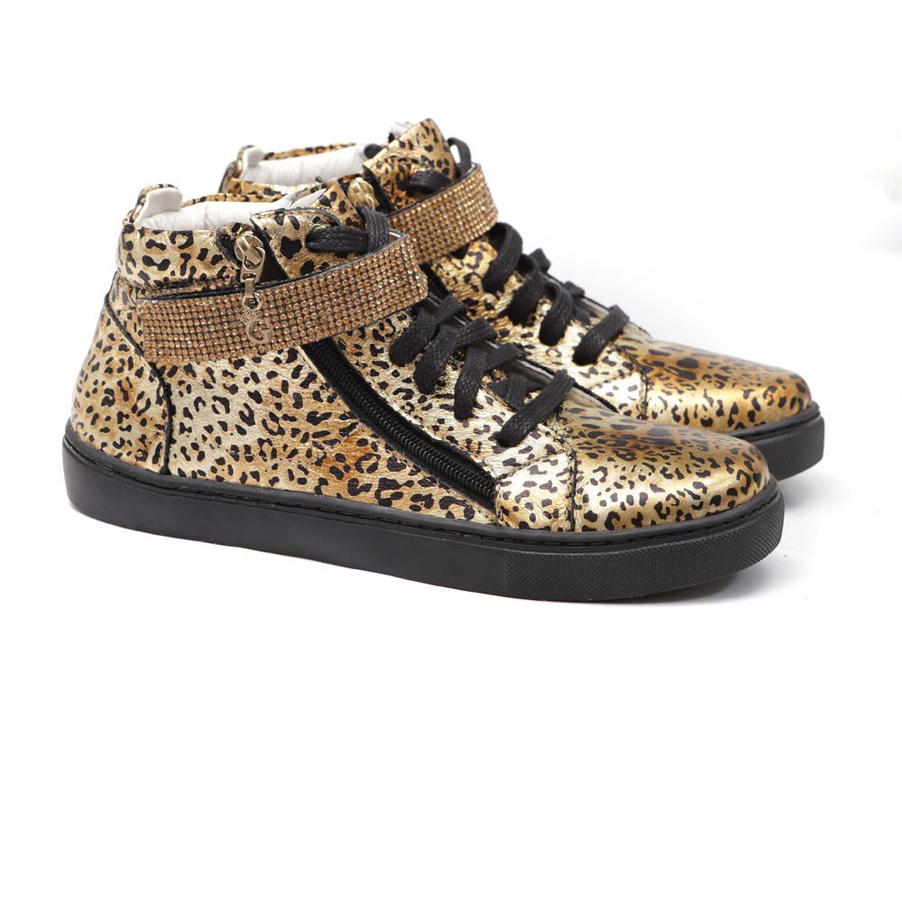 Tênis Cano Alto Animal Print Infantil Gats Outlet