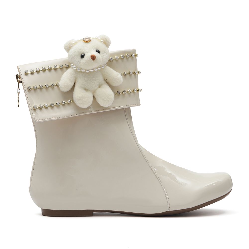 Bota Ursinho Verniz Infantil Gats