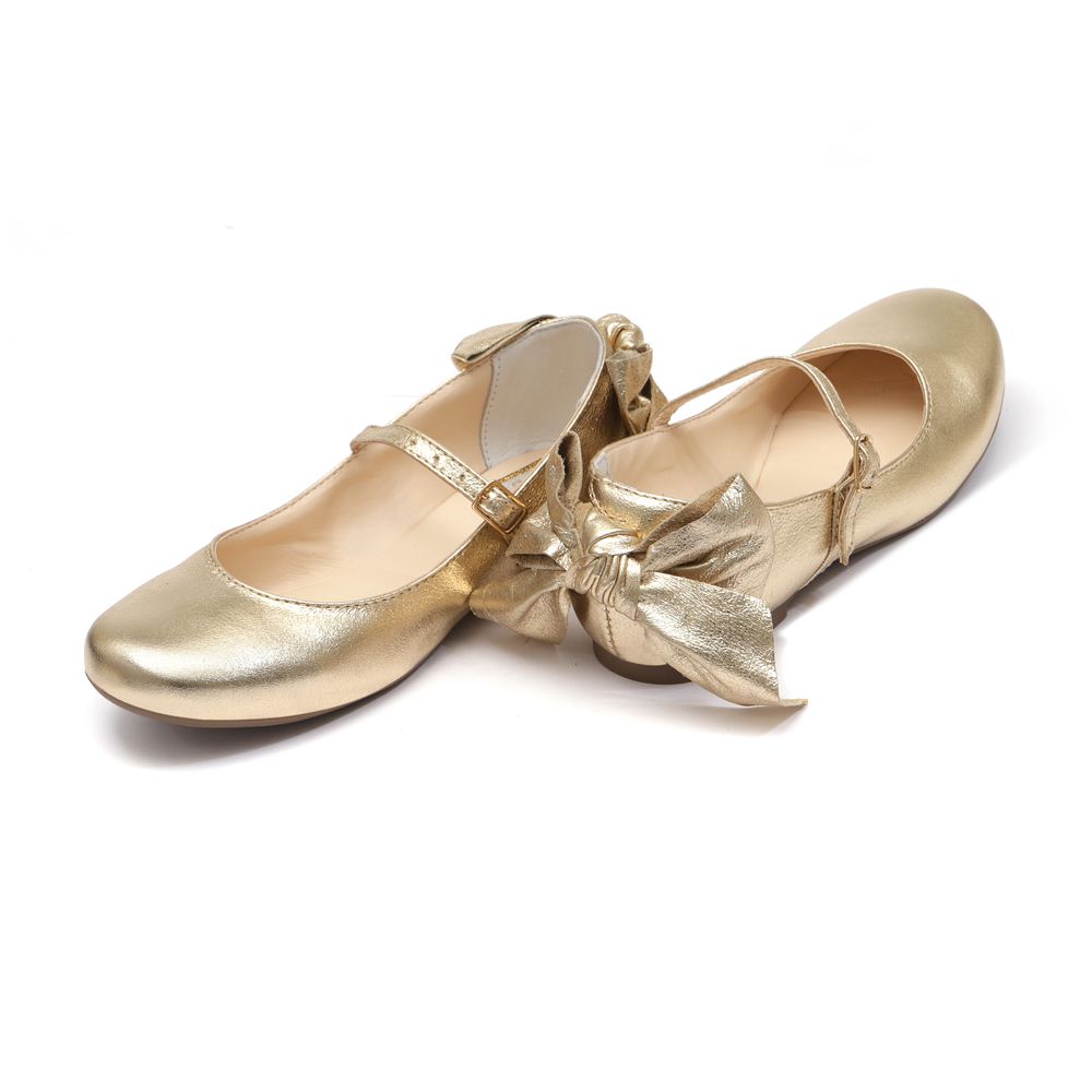 Sapato Dourado Metalizado Infantil Gats Outlet