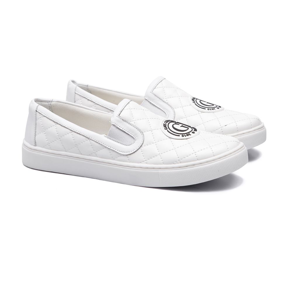 Tênis Slip On Branco Infantil Gats