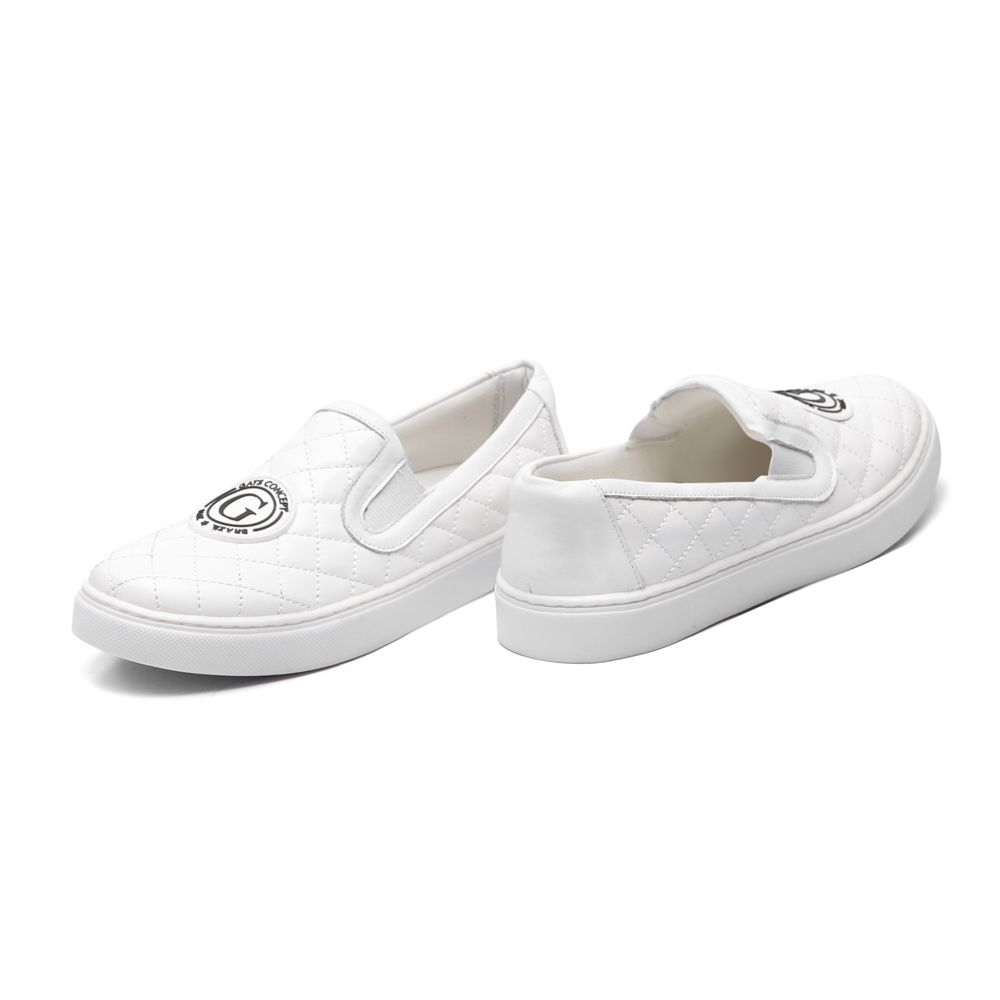 Tênis Slip On Branco Infantil Gats